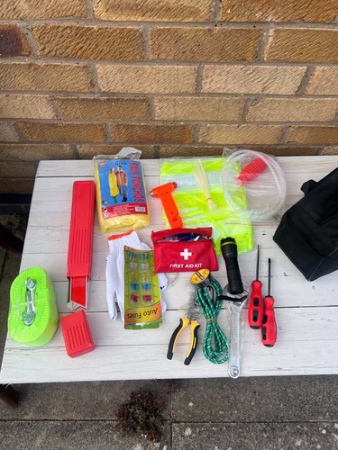 Car roadside emergency kit - car,
