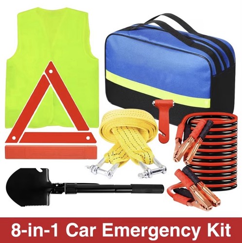 Ultimate car safety kit - 8-in-1,