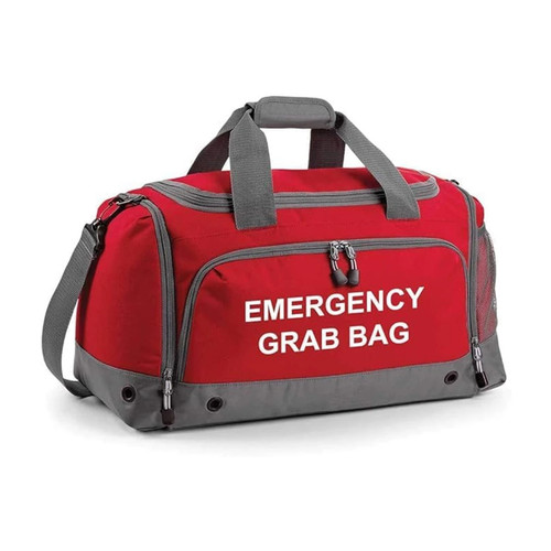 Emergency grab bag - grab, red