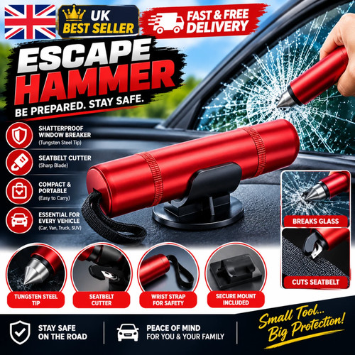 Car safety hammer window - car, glass