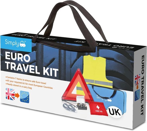 European car travel kit - car,